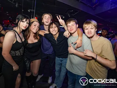 A professional photo of guests enjoying themselves at Cocktails Nightclub from our gallery.