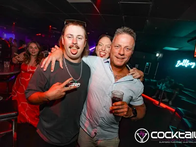 A professional photo of guests enjoying themselves at Cocktails Nightclub from our gallery.