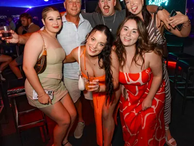 A professional photo of guests enjoying themselves at Cocktails Nightclub from our gallery.