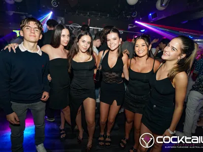 A professional photo of guests enjoying themselves at Cocktails Nightclub from our gallery.