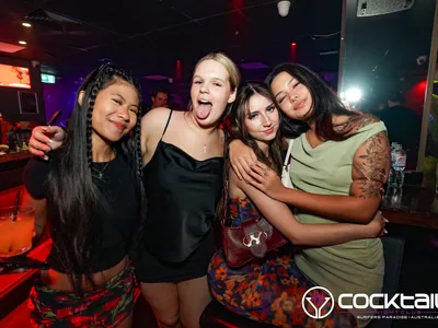 A professional photo of guests enjoying themselves at Cocktails Nightclub from our gallery.