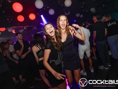 A professional photo of guests enjoying themselves at Cocktails Nightclub from our gallery.