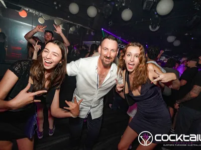 A professional photo of guests enjoying themselves at Cocktails Nightclub from our gallery.