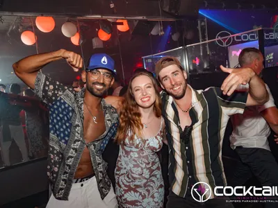 A professional photo of guests enjoying themselves at Cocktails Nightclub from our gallery.