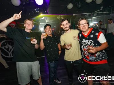 A professional photo of guests enjoying themselves at Cocktails Nightclub from our gallery.