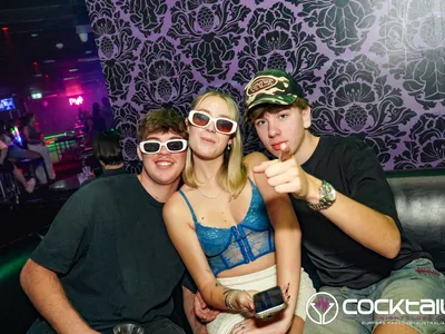 A professional photo of guests enjoying themselves at Cocktails Nightclub from our gallery.