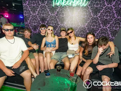 A professional photo of guests enjoying themselves at Cocktails Nightclub from our gallery.