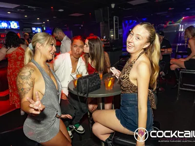 A professional photo of guests enjoying themselves at Cocktails Nightclub from our gallery.