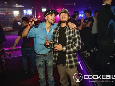 A professional photo of guests enjoying themselves at Cocktails Nightclub from our gallery.