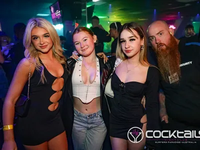 A professional photo of guests enjoying themselves at Cocktails Nightclub from our gallery.