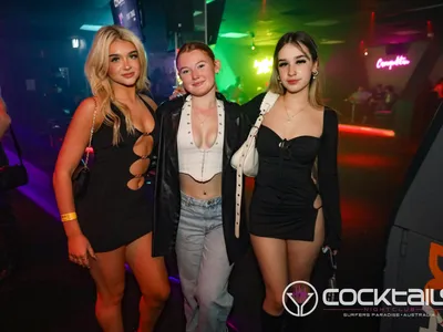 A professional photo of guests enjoying themselves at Cocktails Nightclub from our gallery.