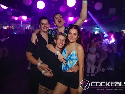 A professional photo of guests enjoying themselves at Cocktails Nightclub from our gallery.