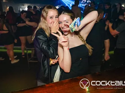 A professional photo of guests enjoying themselves at Cocktails Nightclub from our gallery.