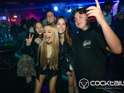 A professional photo of guests enjoying themselves at Cocktails Nightclub from our gallery.