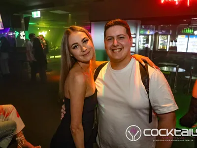 A professional photo of guests enjoying themselves at Cocktails Nightclub from our gallery.