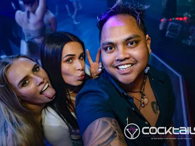 A professional photo of guests enjoying themselves at Cocktails Nightclub from our gallery.