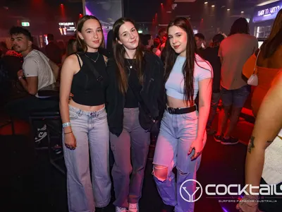 A professional photo of guests enjoying themselves at Cocktails Nightclub from our gallery.