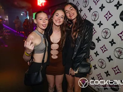 A professional photo of guests enjoying themselves at Cocktails Nightclub from our gallery.