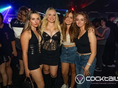 A professional photo of guests enjoying themselves at Cocktails Nightclub from our gallery.