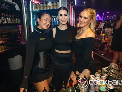 A professional photo of guests enjoying themselves at Cocktails Nightclub from our gallery.