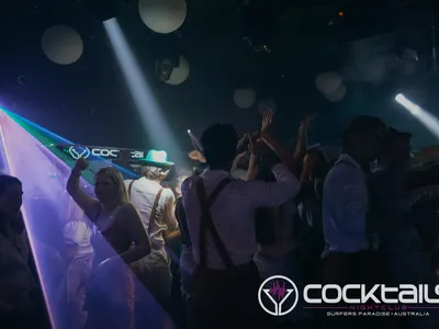 A professional photo of guests enjoying themselves at Cocktails Nightclub from our gallery.