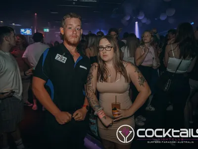 A professional photo of guests enjoying themselves at Cocktails Nightclub from our gallery.