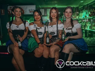 A professional photo of guests enjoying themselves at Cocktails Nightclub from our gallery.