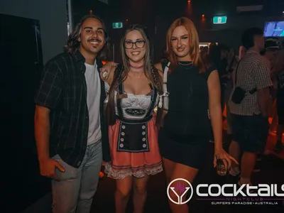 A professional photo of guests enjoying themselves at Cocktails Nightclub from our gallery.