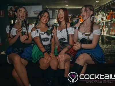 A professional photo of guests enjoying themselves at Cocktails Nightclub from our gallery.