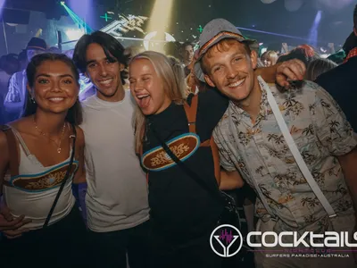 A professional photo of guests enjoying themselves at Cocktails Nightclub from our gallery.