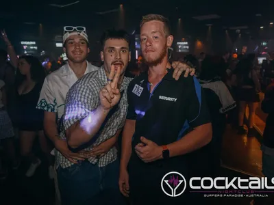 A professional photo of guests enjoying themselves at Cocktails Nightclub from our gallery.