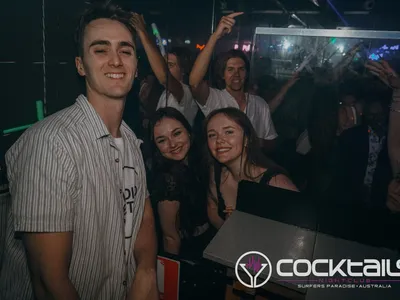 A professional photo of guests enjoying themselves at Cocktails Nightclub from our gallery.