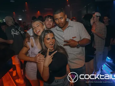 A professional photo of guests enjoying themselves at Cocktails Nightclub from our gallery.