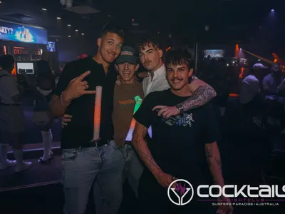 A professional photo of guests enjoying themselves at Cocktails Nightclub from our gallery.