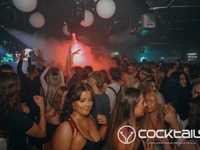 A professional photo of guests enjoying themselves at Cocktails Nightclub from our gallery.