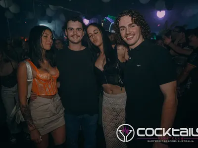 A professional photo of guests enjoying themselves at Cocktails Nightclub from our gallery.