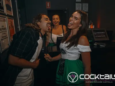 A professional photo of guests enjoying themselves at Cocktails Nightclub from our gallery.