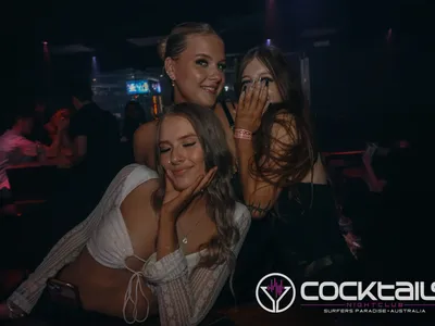 A professional photo of guests enjoying themselves at Cocktails Nightclub from our gallery.