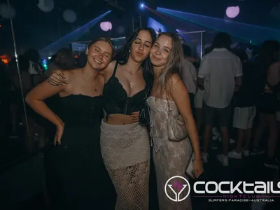 A professional photo of guests enjoying themselves at Cocktails Nightclub from our gallery.