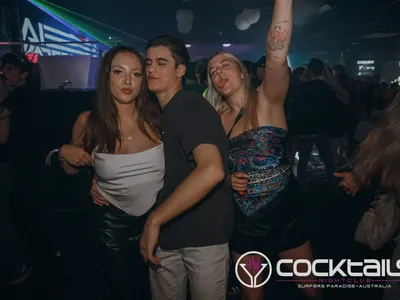 A professional photo of guests enjoying themselves at Cocktails Nightclub from our gallery.