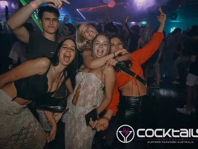 A professional photo of guests enjoying themselves at Cocktails Nightclub from our gallery.