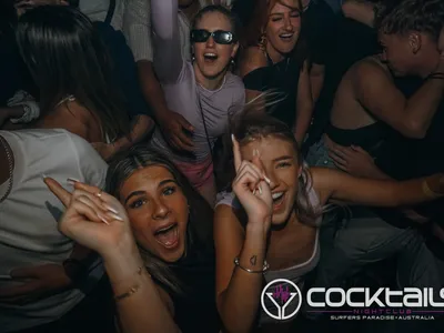 A professional photo of guests enjoying themselves at Cocktails Nightclub from our gallery.