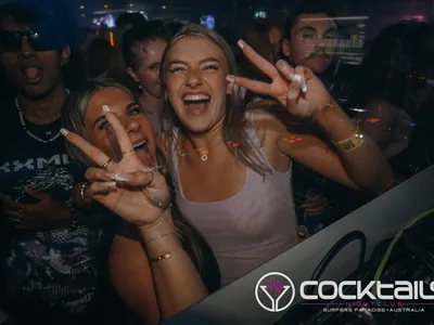 A professional photo of guests enjoying themselves at Cocktails Nightclub from our gallery.