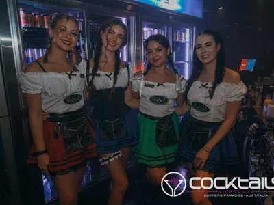 A professional photo of guests enjoying themselves at Cocktails Nightclub from our gallery.