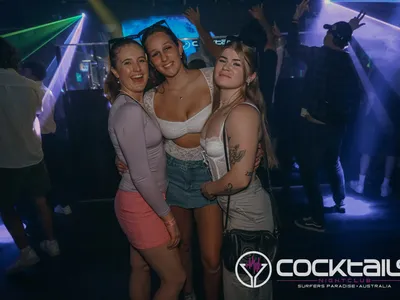 A professional photo of guests enjoying themselves at Cocktails Nightclub from our gallery.