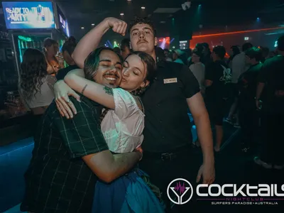 A professional photo of guests enjoying themselves at Cocktails Nightclub from our gallery.