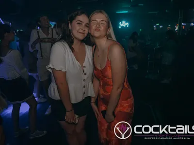 A professional photo of guests enjoying themselves at Cocktails Nightclub from our gallery.