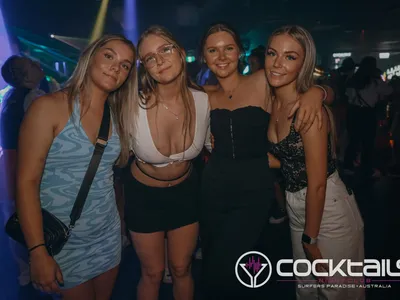 A professional photo of guests enjoying themselves at Cocktails Nightclub from our gallery.