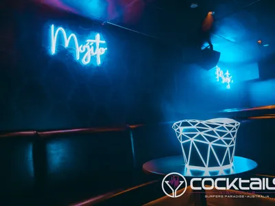 A professional photo of guests enjoying themselves at Cocktails Nightclub from our gallery.