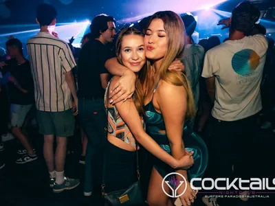 A professional photo of guests enjoying themselves at Cocktails Nightclub from our gallery.